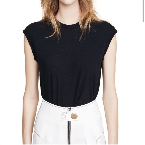 Simon Miller Kechi Tank Top Muscle Tee Off White Slub Pill Cotton Sz:4/XL - Picture 10 of 10